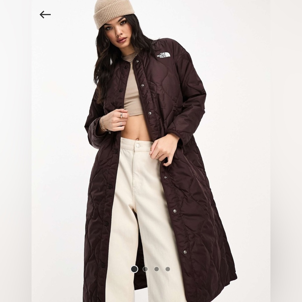 NWT The North Face Ampato Quilted Puffer Liner Longline Jacket